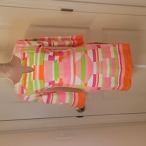 Key Lime & Pink Tunic Mod pattern Size S